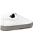 Hakiki Deri Beyaz Erkek Sneaker Ayakkabı - 01955MBYZC03 3