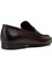 Hakiki Deri Kahverengi Erkek Loafer Ayakkabı - 01988MKHVC01 2