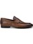 Hakiki Deri Taba Rengi Erkek Loafer Ayakkabı - 01988MTBAC01 1