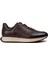 Hakiki Deri Kahverengi Erkek Sneaker Ayakkabı - 01725MKHVE03 1