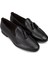 Hakiki Deri Siyah Erkek Loafer Ayakkabı - 01701MSYHC28 2