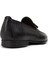 Hakiki Deri Siyah Erkek Loafer Ayakkabı - 01701MSYHC28 4