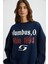 KEIRY 3 İplik Kadın Koyu Mavi Sweatshirt 4