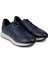 Hakiki Deri Lacivert Erkek Sneaker Ayakkabı - 01725MLCVE06 4