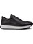 Hakiki Deri Siyah Erkek Sneaker Ayakkabı - 00750MSYHE06 1