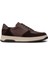 Hakiki Deri Kahverengi Erkek Sneaker Ayakkabı - 01965MKHVE01 1