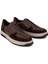Hakiki Deri Kahverengi Erkek Sneaker Ayakkabı - 01965MKHVE01 3