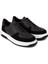 Hakiki Deri Siyah Erkek Sneaker Ayakkabı - 01965MSYHE02 4