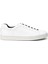Hakiki Deri Beyaz Erkek Sneaker Ayakkabı - 01955MBYZC01 1