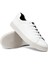 Hakiki Deri Beyaz Erkek Sneaker Ayakkabı - 01955MBYZC01 3