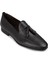 Hakiki Deri Siyah Erkek Loafer Ayakkabı - 01701MSYHC28 5