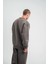 Uzun Kol Bisiklet Yaka Basic Sweatshirt - Füme 2