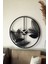 Dekoratif Yeni Modern Tejat Ahşap Duvar Saati 48 cm 2