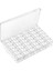TeknoTrust Ayarlanabilir 6 bölmeli takı kutusu, düzenleyici, plastik, 27.5x19.5x4.2, 2 parça 4