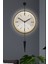 Led'li Masippi Kristal 40X90 cm Siyah, Modern Metal, Cam ve Ahşap Tasarım Duvar Saati 2