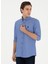Slim Fit Klasik Yaka Saks Erkek Gömlek G081GL004.000.1958930 1