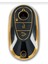 Lüx Mercedes C S Sınıf W206 W223 S350 C260 C300 Nano Anahtar Kılıfı Siyah Gold Renk 1