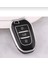 Lüx Peugeot 208 308 508 2008 3008 5008 Rifter Nano Anahtar Kılıfı Siyah Gümüş Silver Renk Far Açmalı 1