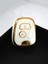 Lüx Peugeot 106 206 307 Partner Citroen C1 C3 Berlingo Nano Anahtar Kılıfı Beyaz Gold Altın Renk 5