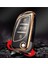 Lüx Citroen C1 C2 C3 C4 C5 Peugeot 306 407 807 Ds Ds4 Ds6 Nano Anahtar Kılıfı Siyah Gold Altın Renk 5