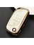 Lüx Citroen C1 C2 C3 C4 C5 Peugeot 306 407 807 Ds Ds4 Ds6 Nano Anahtar Kılıfı Beyaz Gold Altın Renk 1