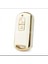Lüx Honda Pcx 150 SH125 C125 Scooter Nano Anahtar Kılıfı Beyaz Gold Altın Renk 1.ci Kalite 1