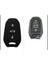 Peugeot 308 508 2008 3008 4008 5008 Rifter Silikon Anahtar Kılıfı Eller Serbest Siyah Renk 1