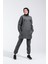1596_PLISTRE Nakışlı Oversize Tesettür Sweatshirt 1