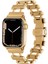 - Apple Watch 7 41mm - Kordon Metal Kordon KRD-96 - Gold 2