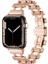 - Apple Watch 7 41mm - Kordon Metal Kordon KRD-96 - Gold 4