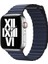 - Apple Watch 44mm - Kordon Deri Lop Kordon KRD-09 - Kırmızı 2