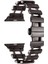 - Apple Watch 7 45mm - Kordon Metal Kordon KRD-96 - Siyah 5