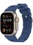 - ​​​Apple Watch Ultra 49mm - Kordon Silikon Kordon - KRD-92 - Mavi - T29724 1