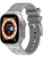 Apple Watch 7 45MM - Kordon Silikon Kordon Krd-89 - Siyah 2