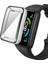 - Huawei Band 6 - Kasa Koruyucu ve Ekran Koruyucu Silikon - Gard 09 - Gri - T23931 1