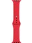 - Apple Watch 38MM - Kordon Band Serisi Klasik Kordon Silikon Strap Kayış - Scarlet 1