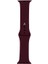 - Apple Watch 38MM - Kordon Band Serisi Klasik Kordon Silikon Strap Kayış - Red Wine 1