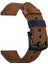 Samsung Watch 42MM 20MM - Kordon Deri Kordon Krd-19 - Kahverengi 3