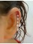 Zirkon Taşlı 1 Adet Helix Kıkırdak Kulak Memesi Uyumlu Piercing Küpe 2