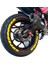 Motorsiklet Diablo Supercorsa Lastik Yazısı Stikeri 2Lastik İçin Set 15-21 İnç Arası Uyumlu Lastik Sticker Sarı 1