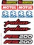 Bajaj Pulsar RS200 Sticker Seti A4 2