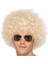 Kabarık Takma Saç Bonus Peruk Sarışın Renk Blonde Afro Wig Retro 1