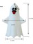 Halloween 1 Adet LED Gün Işığı Dil Çıkartan Hayalet Maskot Beyaz Renk 10,5x5,4 cm 2