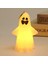 Halloween 1 Adet LED Gün Işığı Smile Gülen Hayalet Maskot Beyaz Renk 10,5x5,4 cm 3