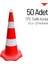 50'Li Tpe Trafik Konisi Seti 70 Cm Çift Reflektifli Trafik Dubası 1