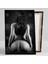 Arkası Dönük Nü Kadın Sexy Nude Dikey Kanvas Tablo 2