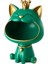Şanslı Kedi Heykeli Dekorasyon Modern Oturma Odası Masası Ev Dekor-Yeşil (Yurt Dışından) 1