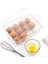 2'li Paket Buzdolabı Kutusu Yumurta Tutucu, Buzdolabı Için Kapaklı Yumurta Kabı (Yurt Dışından) 5