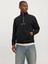 Jack Jones Jorvesterbro Fleece Quarter Zıp Noos Erkek Siyah Sweatshirt 12262981-02 1