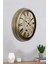 Hediyelik Duvar Saati 40 cm Metal Eskitme Renk Class Modeli 3